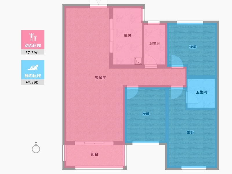 河北省-邢台市-尚德郡-103.56-户型库-动静分区