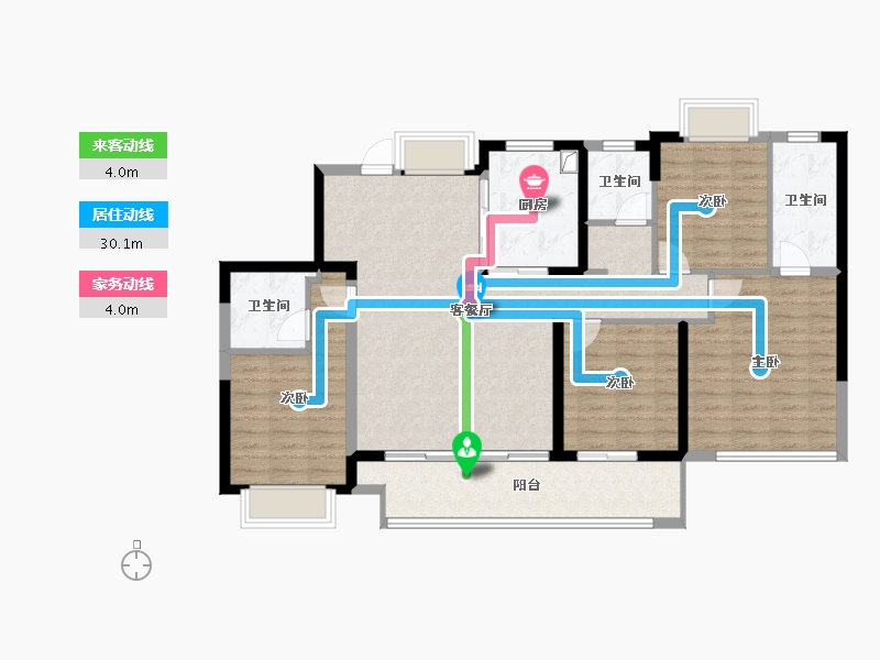 福建省-泉州市-国贸江南璟上-116.11-户型库-动静线