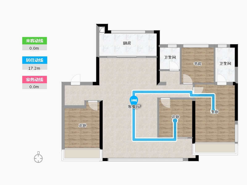 山东省-济南市-建发历控雍泉府-114.91-户型库-动静线