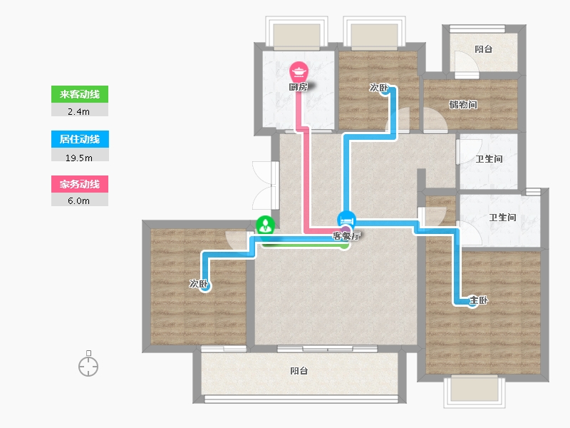 福建省-福州市-融信海纳新潮-100.86-户型库-动静线