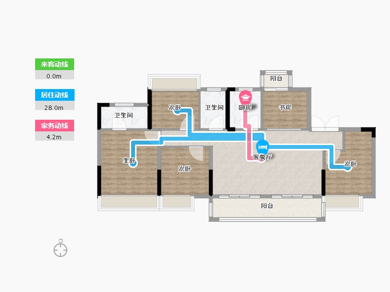 江西省-赣州市-悦公馆-115.21-户型库-动静线