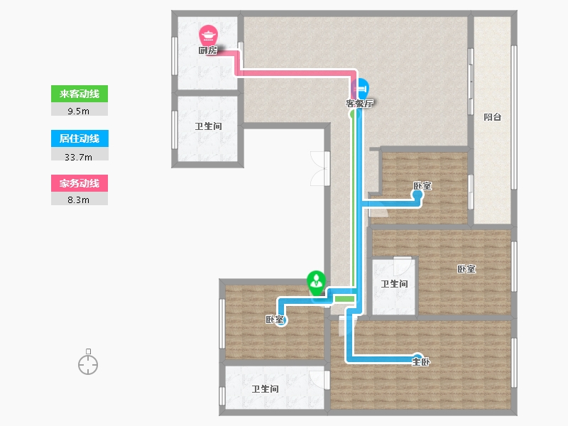 山东省-潍坊市-城投·和悦府-180.00-户型库-动静线