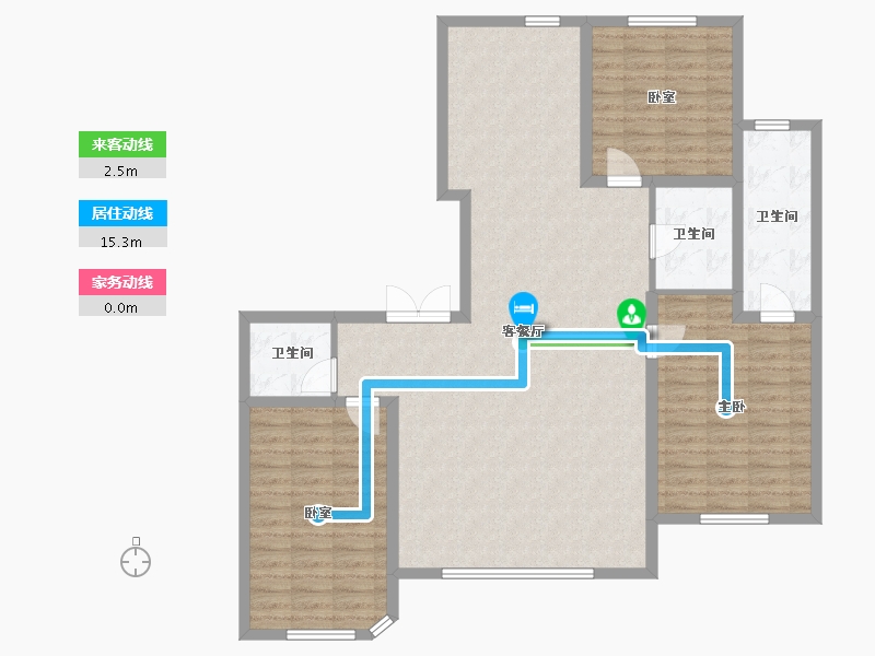 黑龙江省-哈尔滨市-外滩壹号院-120.29-户型库-动静线