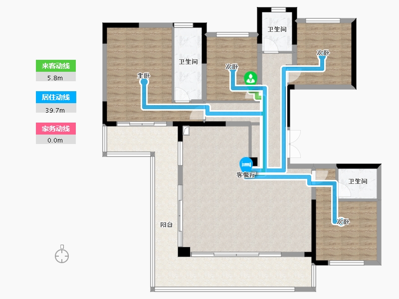 四川省-成都市-空港发展云璟林著-148.70-户型库-动静线