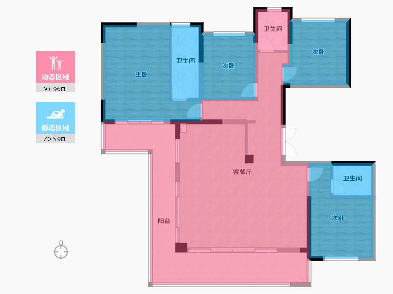 四川省-成都市-空港发展云璟林著-148.70-户型库-动静分区