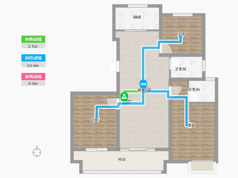 江苏省-宿迁市-沭阳富园玖誉府-108.01-户型库-动静线