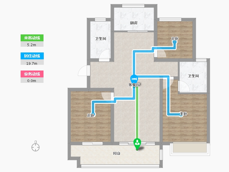 江苏省-宿迁市-沭阳富园玖誉府-101.60-户型库-动静线