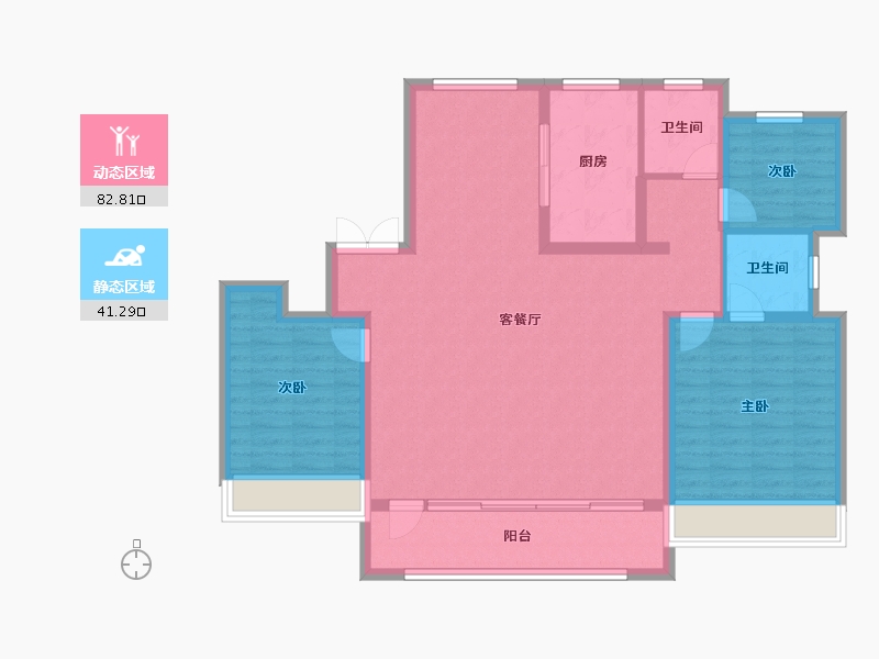 山东省-枣庄市-正信·世纪新城-112.95-户型库-动静分区