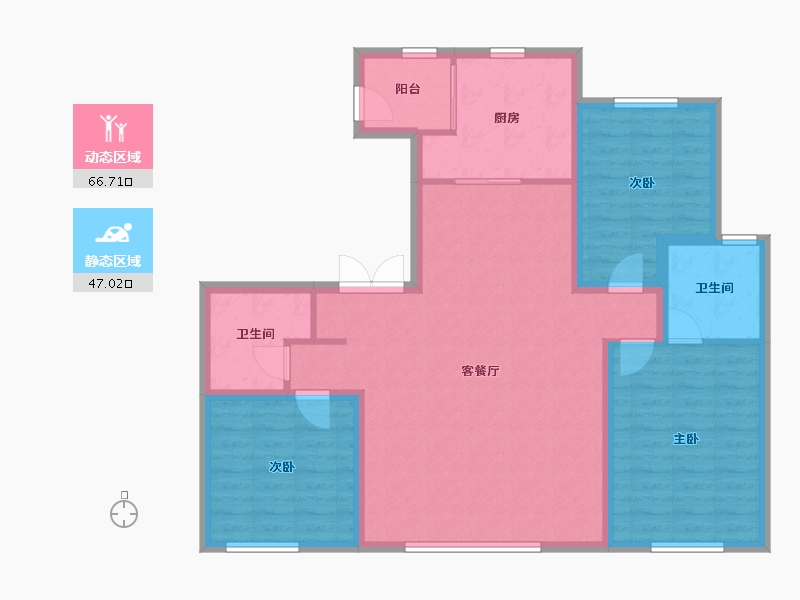 山西省-忻州市-锦钰华府-120.00-户型库-动静分区