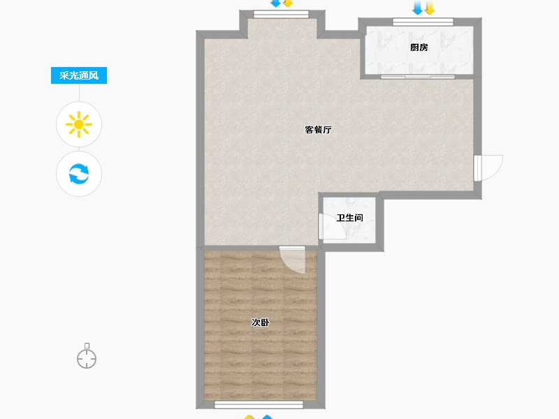 山西省-晋中市-华悦骏璟-160.00-户型库-采光通风