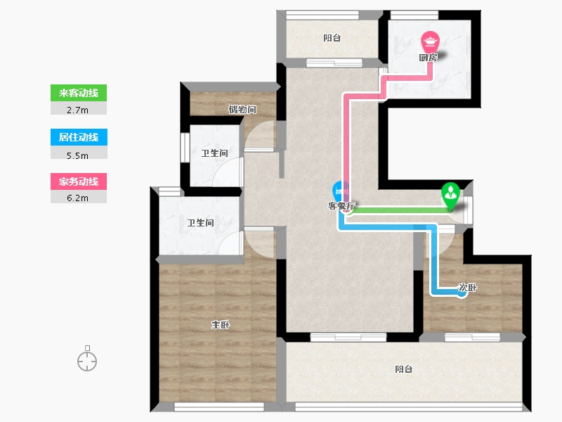 河南省-焦作市-远创郡望府-71.81-户型库-动静线