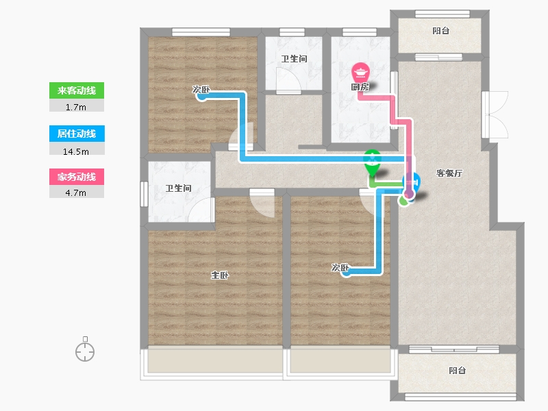 河南省-安阳市-万和城-104.00-户型库-动静线