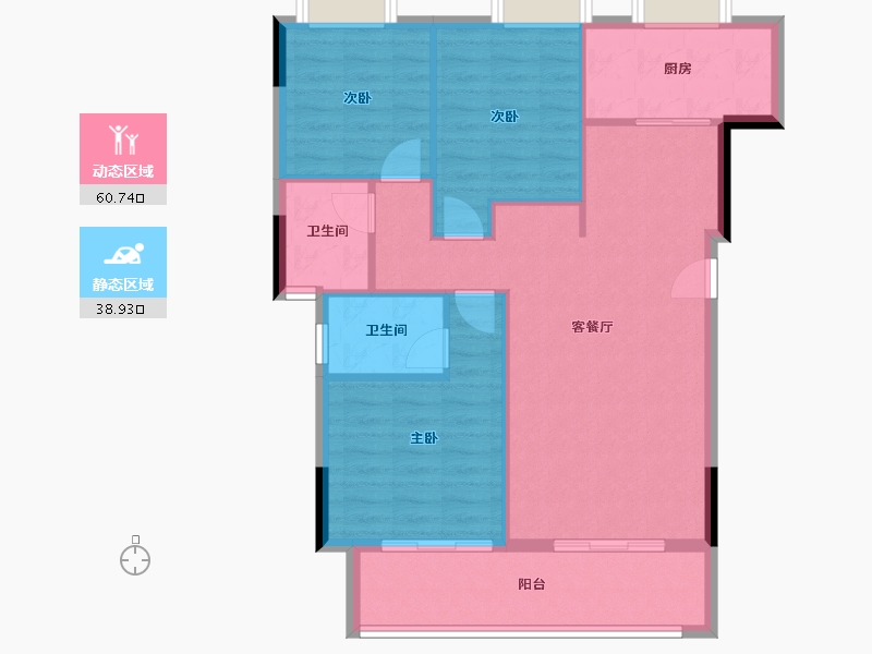 福建省-三明市-东城悦府-91.38-户型库-动静分区