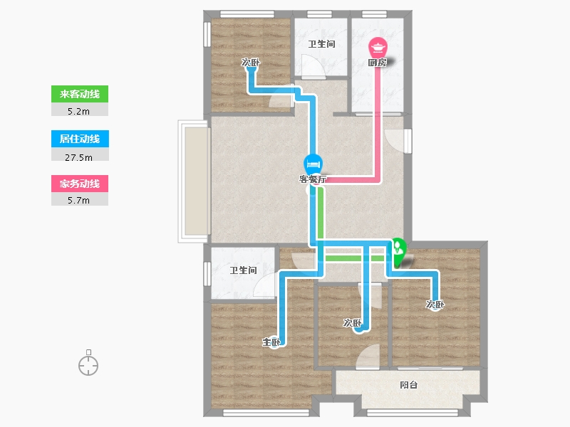 安徽省-合肥市-安建翰林天筑-91.20-户型库-动静线