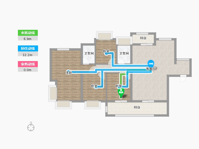 广东省-东莞市-建发缦云-108.84-户型库-动静线