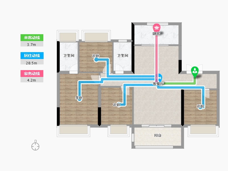 安徽省-合肥市-保利锦上-102.15-户型库-动静线