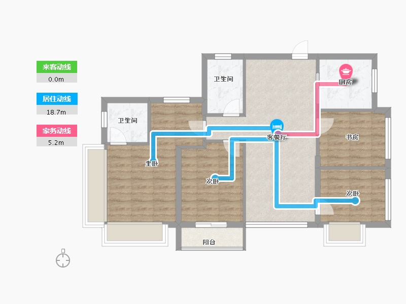 福建省-厦门市-建发五缘鲤-79.20-户型库-动静线