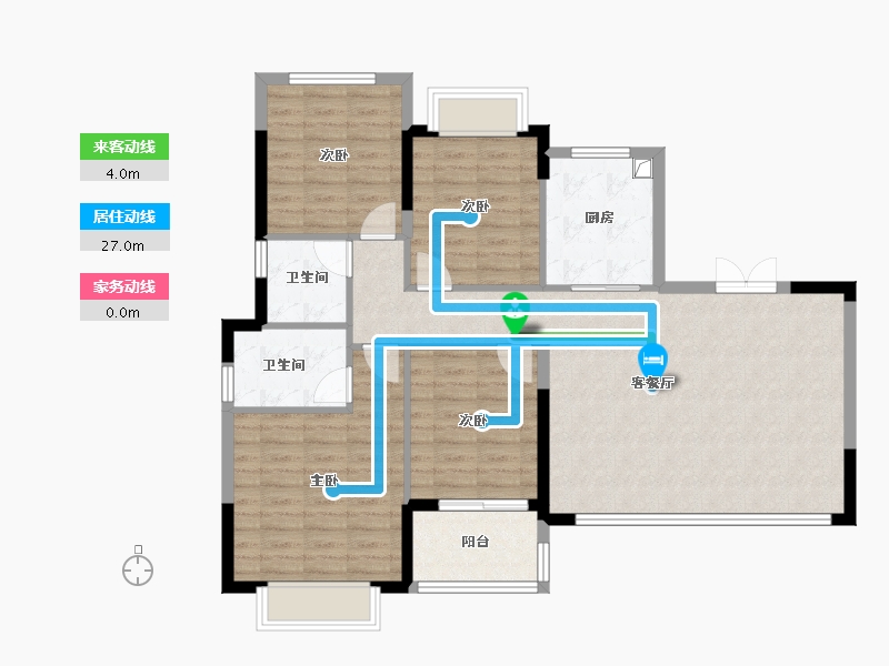 福建省-厦门市-厦门竞配建五缘橖月-101.55-户型库-动静线