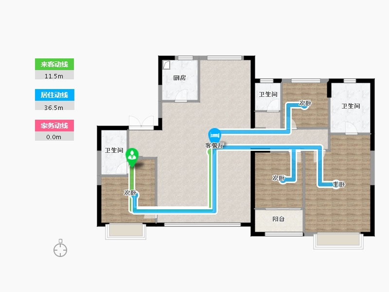 福建省-厦门市-厦门竞配建五缘橖月-149.14-户型库-动静线