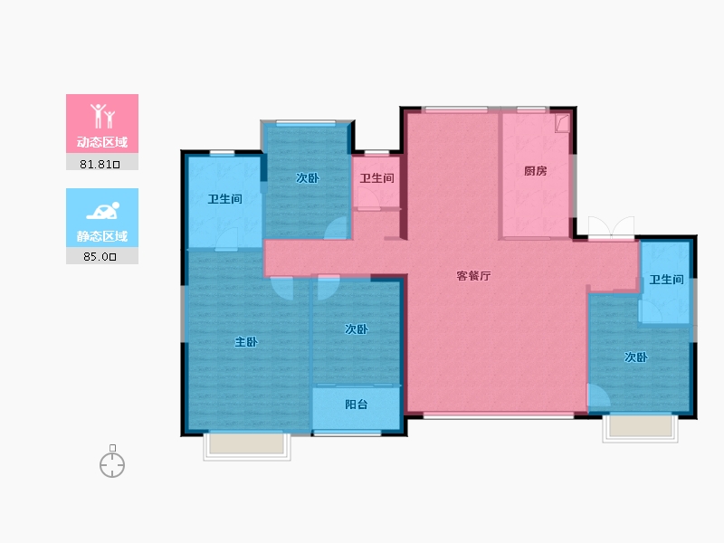 福建省-厦门市-厦门竞配建五缘橖月-153.00-户型库-动静分区