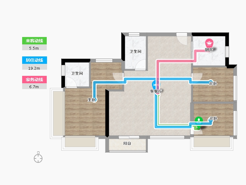 福建省-厦门市-建发五缘鲤-79.00-户型库-动静线