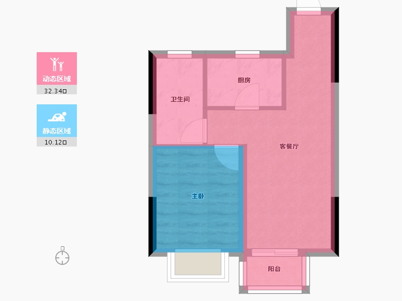 广西壮族自治区-南宁市-邕府·朱槿园-37.39-户型库-动静分区