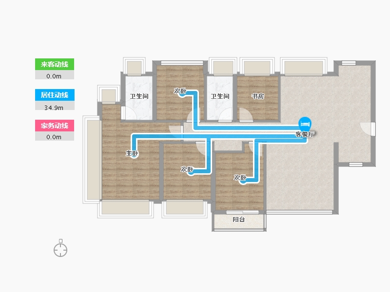 福建省-厦门市-建发五缘鲤-108.41-户型库-动静线