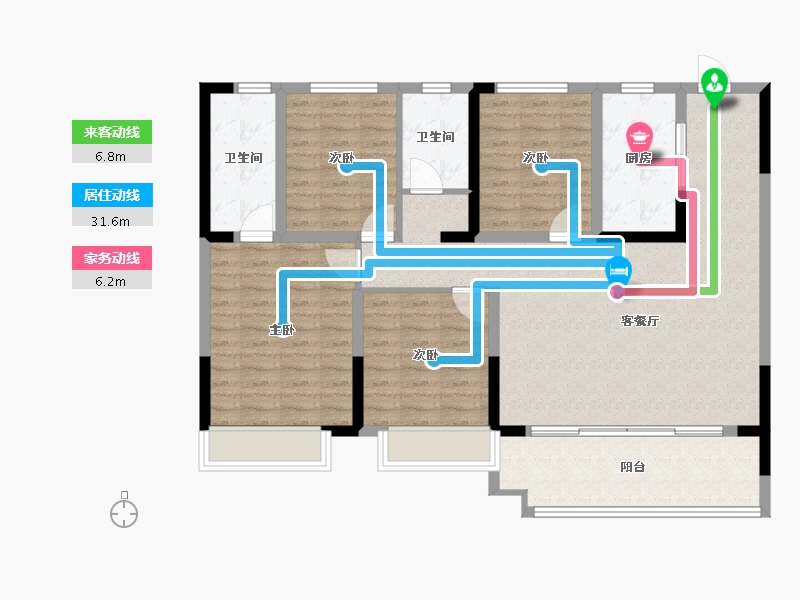 河南省-洛阳市-建业江山汇-112.10-户型库-动静线