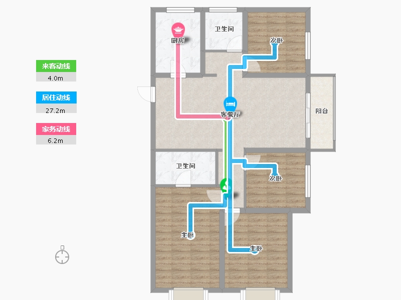 山西省-太原市-融超悦府-96.00-户型库-动静线