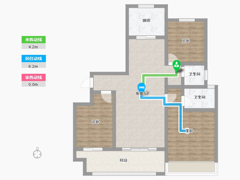 河南省-安阳市-润安万和城-105.00-户型库-动静线