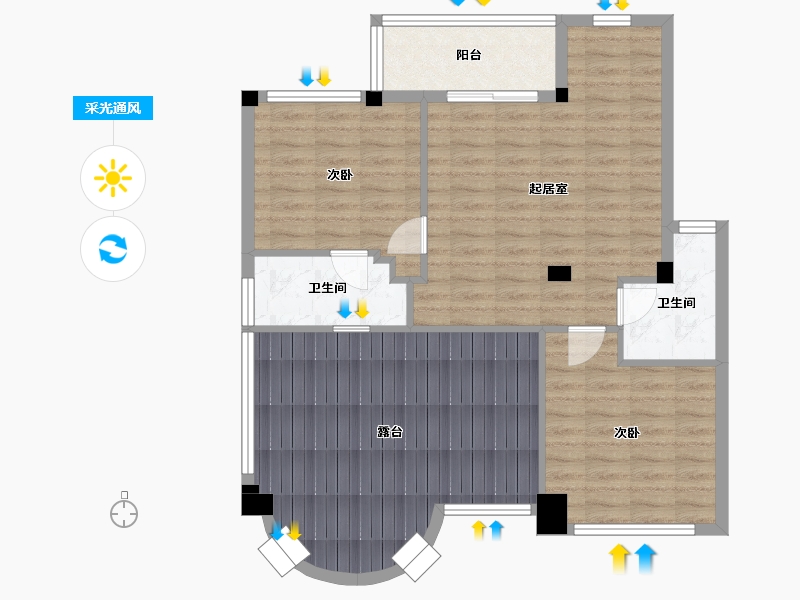 福建省-三明市-三明碧桂园-251.00-户型库-采光通风