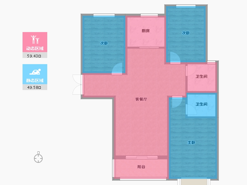 河南省-许昌市-唐宁湾-97.28-户型库-动静分区