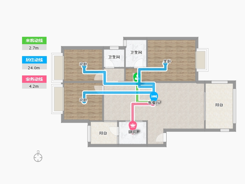 四川省-成都市-三和南庭-101.88-户型库-动静线