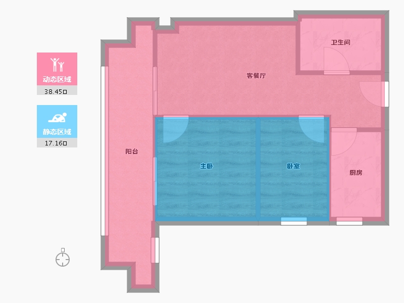 陕西省-西安市-莱安逸境-47.53-户型库-动静分区