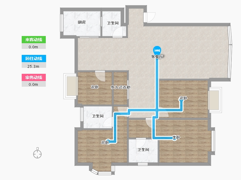 云南省-昆明市-江东小康城-137.00-户型库-动静线