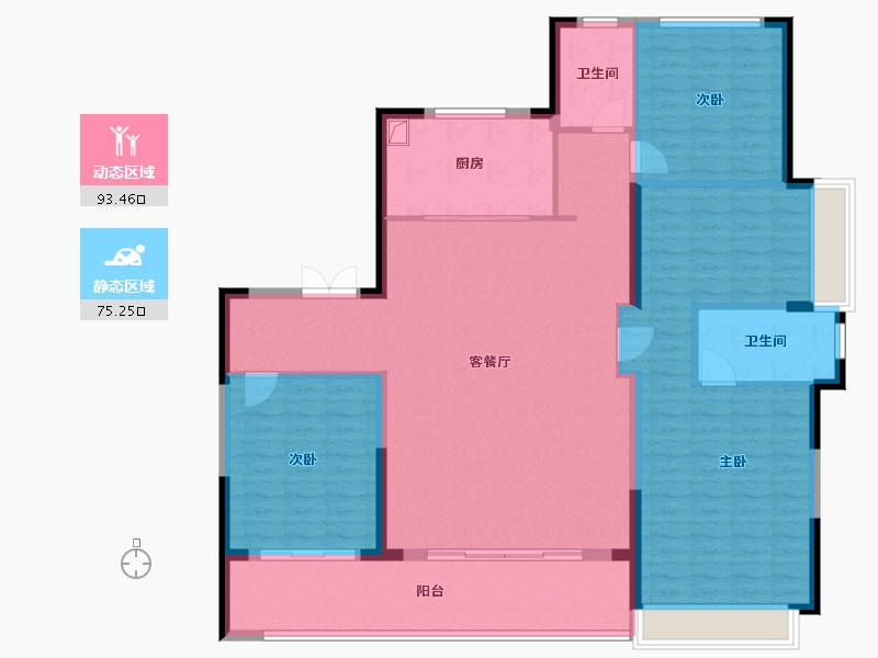 浙江省-温州市-招商保利天樾玺-155.00-户型库-动静分区