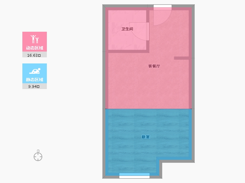 江苏省-苏州市-鑫苑景园-30.00-户型库-动静分区