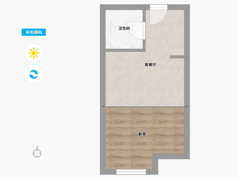 江苏省-苏州市-鑫苑景园-30.00-户型库-采光通风