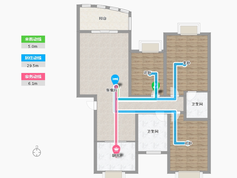 河北省-石家庄市-北高营新村-120.00-户型库-动静线