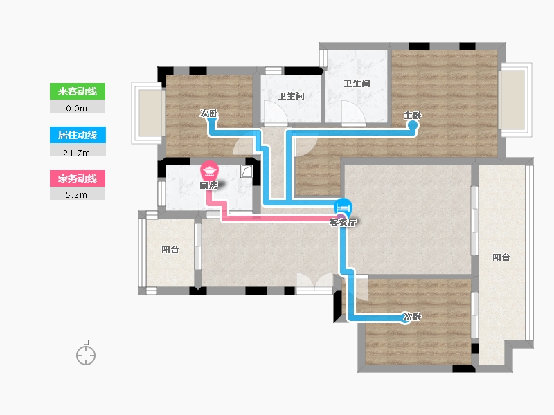 江西省-景德镇市-望陶家园-103.00-户型库-动静线