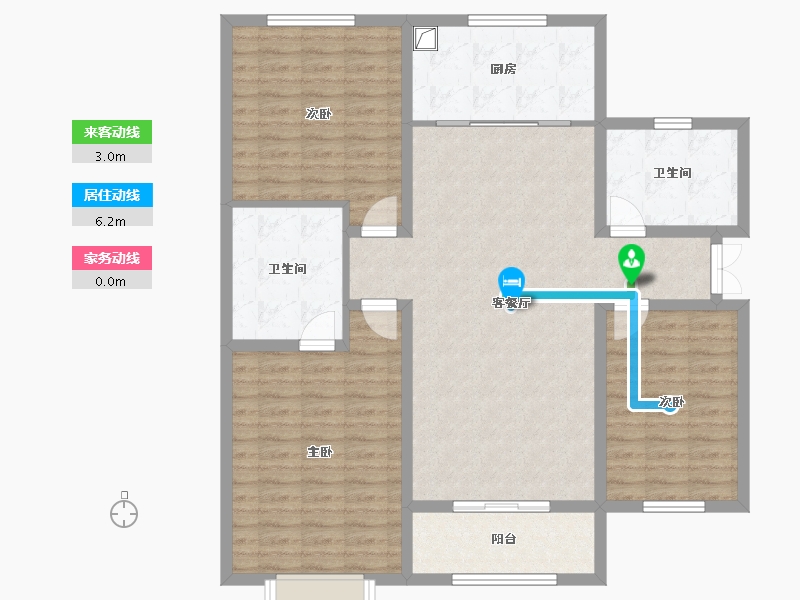 河北省-石家庄市-高远森林城-117.80-户型库-动静线