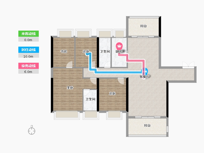 广西壮族自治区-贵港市-盛世悦城-180.00-户型库-动静线