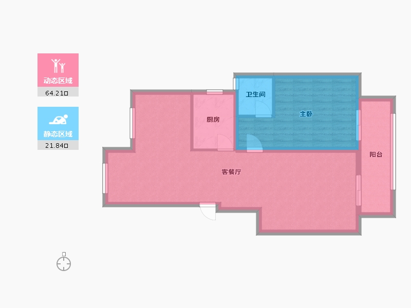 浙江省-宁波市-龙湖双珑原著-92.00-户型库-动静分区