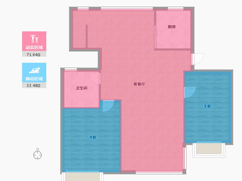 山东省-威海市-海泰庄园-138.06-户型库-动静分区