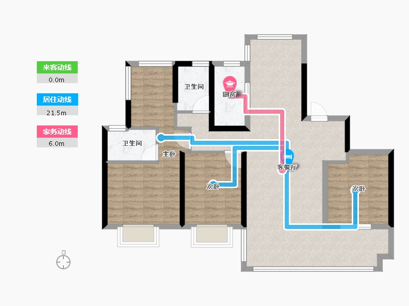 湖北省-宜昌市-长乐星辰小区-114.39-户型库-动静线