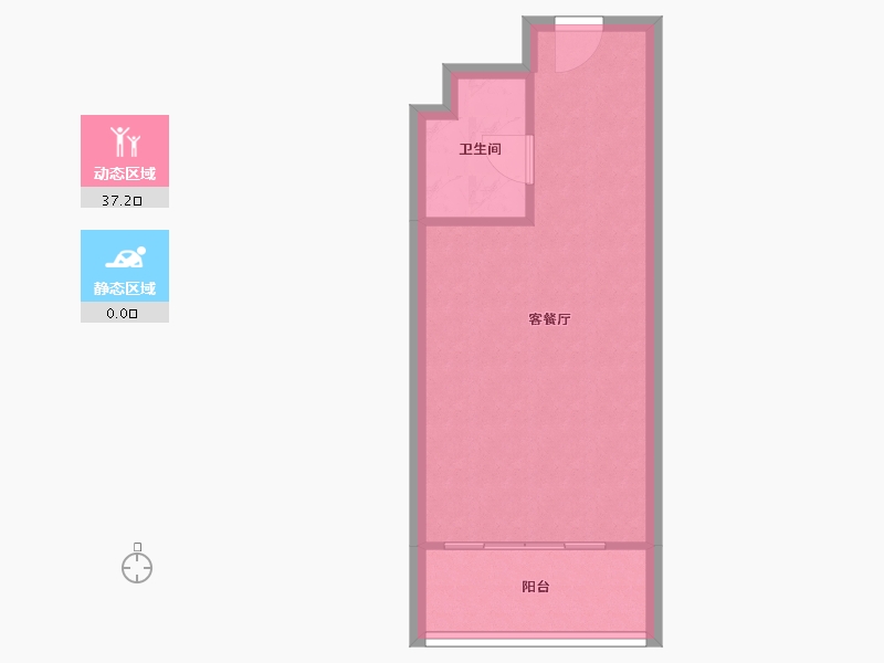 广东省-珠海市-格力香樟-33.96-户型库-动静分区