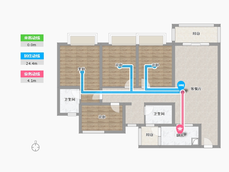 四川省-成都市-花土f区-108.00-户型库-动静线