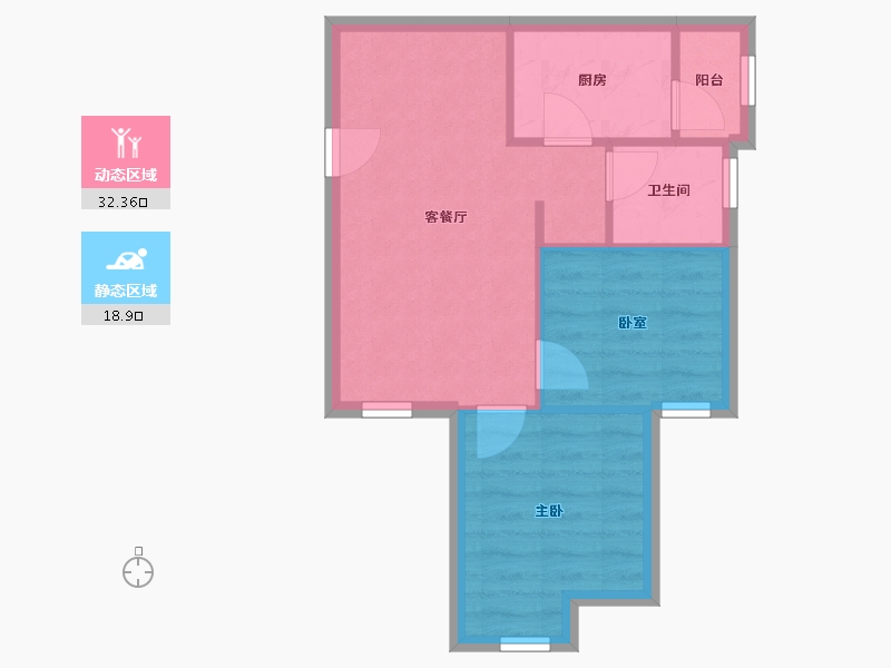 四川省-成都市-华润二十四城-二期-44.52-户型库-动静分区