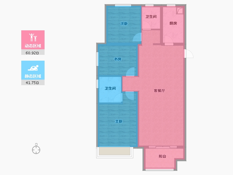 河南省-驻马店市-同信滨江壹号-92.00-户型库-动静分区