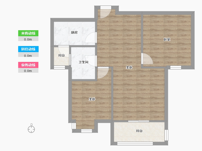 四川省-成都市-东桂一号院-67.92-户型库-动静线